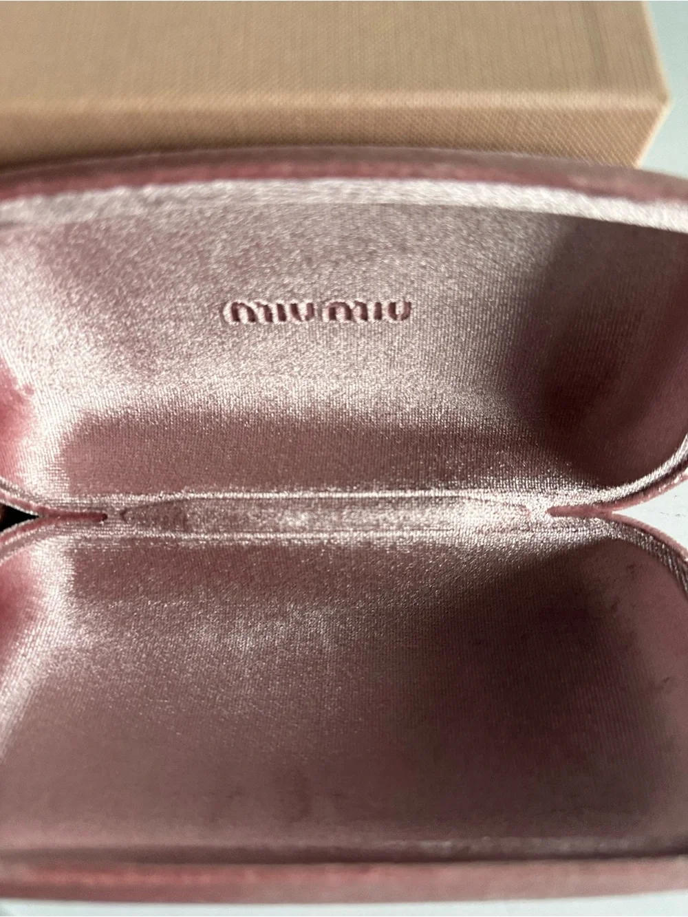 Miu Miu MU 57TS Noir Evolution Cat Eye Sunglasses Pink Gold Full Set